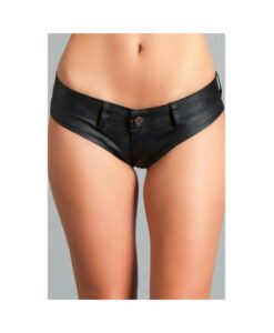 Suns Out Buns Out Pu Bloty Shorts Black Medium