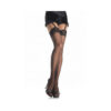 Nylon Sheer Thi-hi Lace Top Os Nude