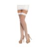 Lycra Indust Fishnet Thigh Hi Os Wht