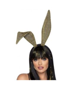 Glitter Bunny Ears O/s Gold