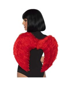 Marabou Trim Wings O/s Red