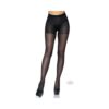 Nylon Open Butt Crotchless Hose Os Blk