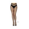 Rhinestone Jumbo Pothole Tights Os Black
