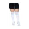 Over The Knee Athl Socks 1x/2x Pnk/blu