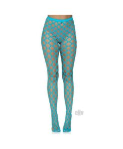 Jumbo Pothole Net Tights Os Neon Blue