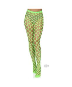 Jumbo Pothole Net Tights Os Neon Green