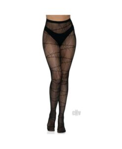 Barbed Wire Fishnet Tights Os Black