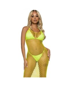 Woven Twist Backless Maxi Dress Os Ylw