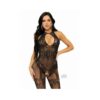 Seamless Rhines Bodystocking Os Blk