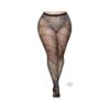 Cracked Fishnet Tights 1x-2x Black