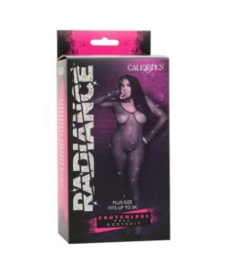 Radiance Crotchless Full Body Ps Black