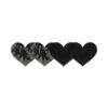 Peekaboo Satin And Lace Hearts