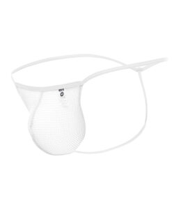 Mesh Boy Thong White S/M