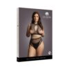 Shots Le Desir Duo Net Keyhole Bra Set Black Osx