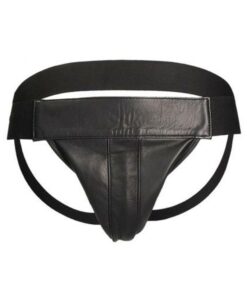 Alternative view of Premium Leather Plain Front With Zip Jock S/m Black
