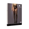 Shots Le Desir Fishnet And Lace Garterbelt Stockings Black O/s