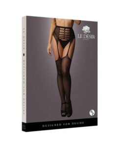 Shots Le Desir High-waist Garterbelt Stockings Black O/s