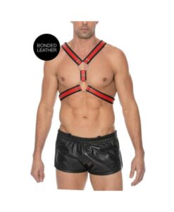 Ouch Harness Men Scott Red S/M
