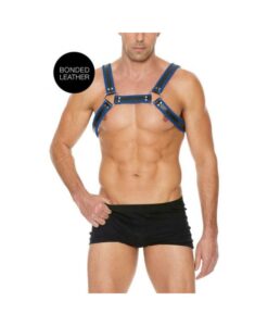 Ouch Harness Men Bull Blue S/M