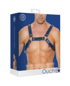 Alternative view of Ouch Harness Men Bull Blue S/M