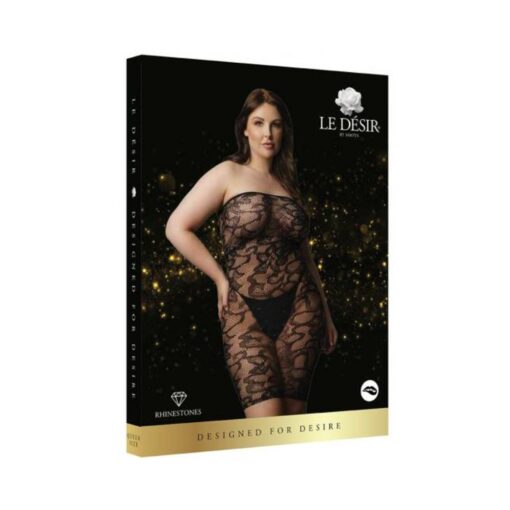 Shots Le Desir Star Rhinestone Dress Osx Black - Image 3