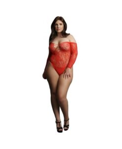 Shots Le Desir Wonder Rhinestone Bodysuit Osx Red