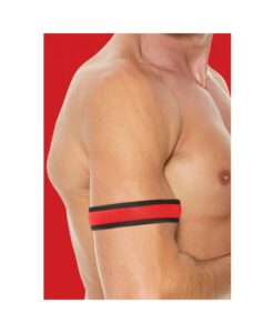 Ouch Neoprene Armbands Red