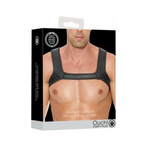 Ouch Neoprene Harness S/m Black - Image 2