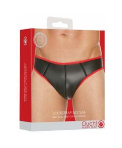 Alternative view of Ouch Neoprene Jockstrap S/m Red