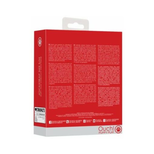Ouch Neoprene Jockstrap S/m Red - Image 3