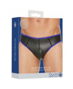 Alternative view of Ouch Neoprene Jockstrap L/xl Blue