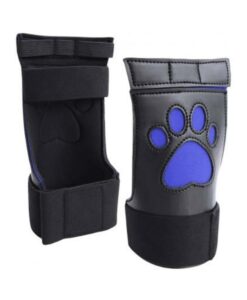 Ouch Neoprene Puppy Paw Gloves Blue