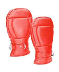 Puppy Play Neoprene Dog Mitts Red