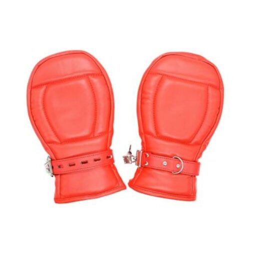 Puppy Play Neoprene Dog Mitts Red - Image 3