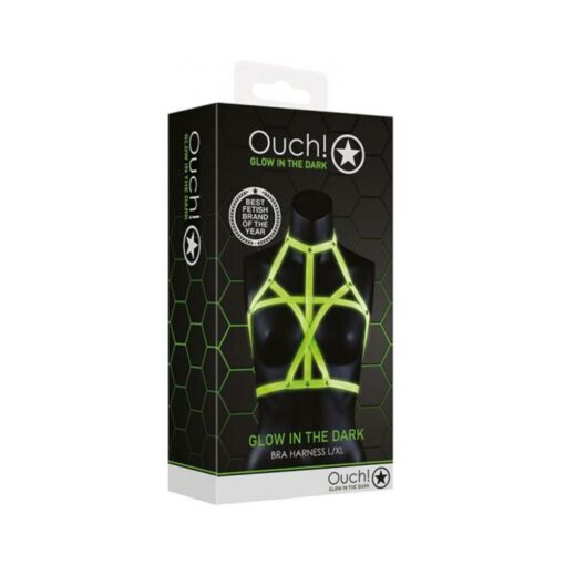 Ouch Bra Harness Gitd S/m