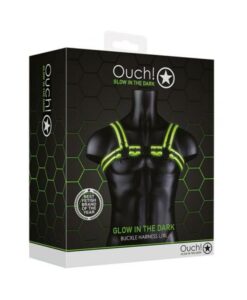 Ouch Buckle Harness Gitd L/xl