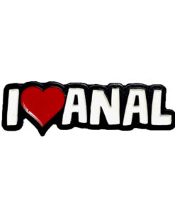 Geeky & Kinky I Heart Anal Pin