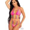 Twist Net Tank Shorts Ombre Rainbow Os