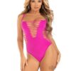 Seamless Shred Racer Thong Suit Os Mag
