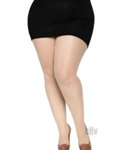 Backseam Sheer Hose 1x-2x Nude
