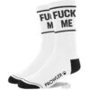Prowler Red Fuck Me Socks White