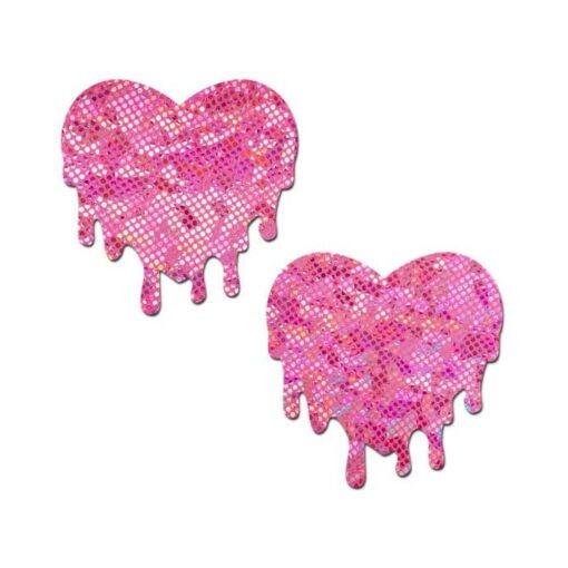 Pastease Pink Melty Heart Shattered Glass Disco Ball - Image 2