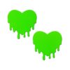 Pastease Neon Green Melty Hearts