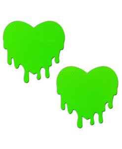 Pastease Neon Green Melty Hearts