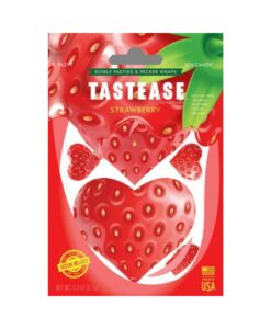 Tastease Strawberry Edible Nipple Pasties & Pecker Wraps