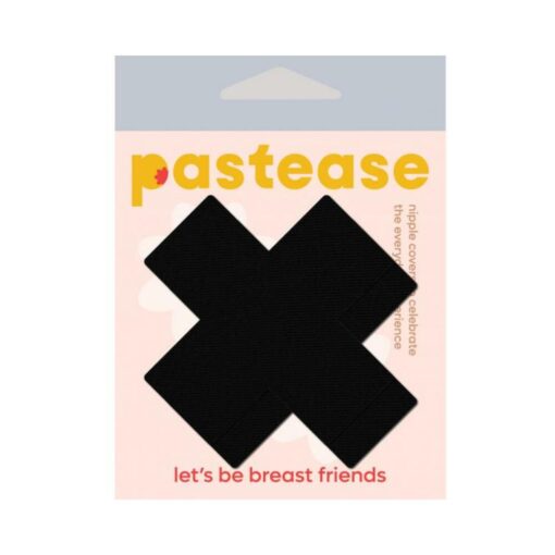 Pastease Plus X Faux Latex Black Crosses - Image 2