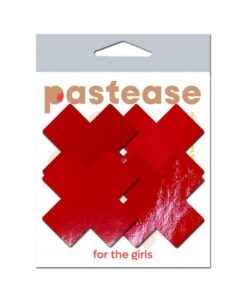 Alternative view of Pastease Petite Plus X Faux Latex Red Crosses