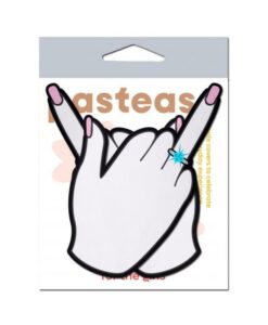 Alternative view of Pastease Engaged Ring Fingers