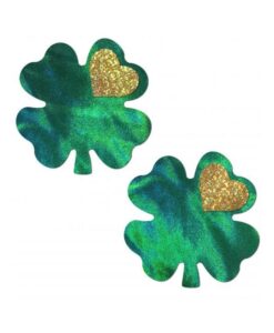 Pastease Holographic Green Clover Full Coverage