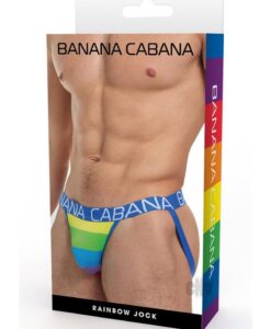 Banana Cabana Jock Md/lg Rainbow